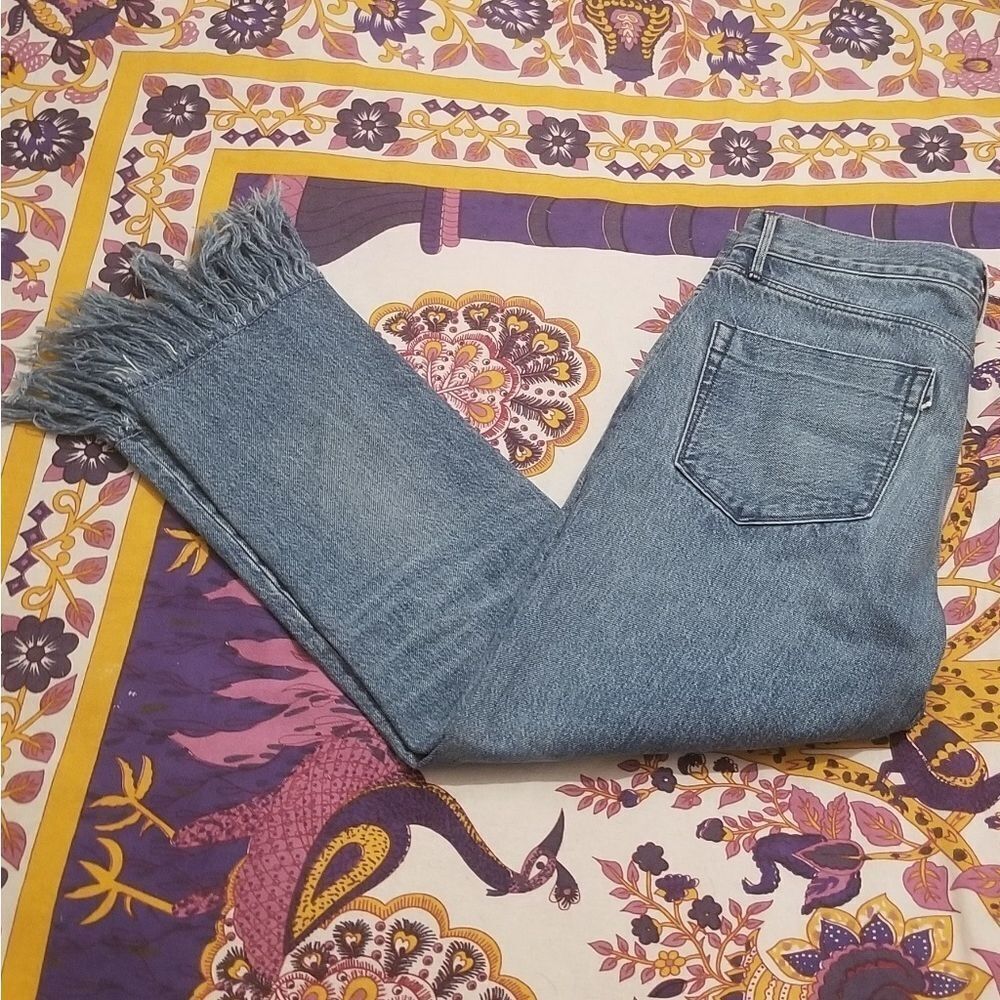 3x1 Stella fringe cropped jeans - Picture 5 of 5